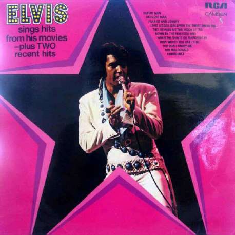 ELVIS PRESLEY SINGS HITS FROM HIS MOVIES 1972 LP.