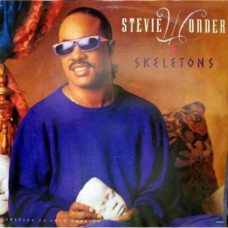 STEVIE WONDER SKELETONS MAXI SINGLE  (VOCAL-INSTRUMENTAL) 45 Rpm