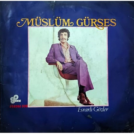 MÜSLÜM GÜRSES ESRARLI GÖZLER 1980 LP.