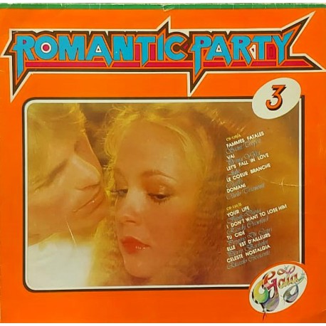 KARIŞIK POP ROMANTIC PARTY 3 1982 LP.