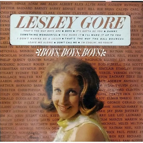 LESLEY GORE - BOYS, BOYS, BOYS 1964 LP.