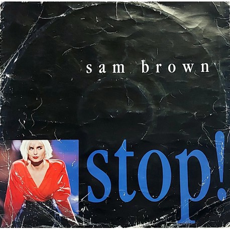 SAM BROWN STOP! 1988 12", 45 RPM, MAXI-SINGLE