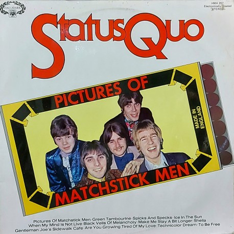 STATUS QUO PICTURES OF MATCHSTICK MEN 1976 LP.