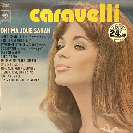 CARAVELLI Oh! Ma Jolıe Sarah 1971 ENSTRÜMANTAL LP.