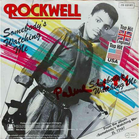 ROCKWELL SOMEBODYS WATCHING ME  SOMEBODYS WATCHING ME (Instrumental)